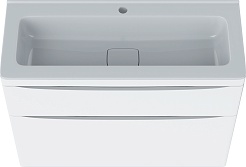 Vivon Тумба под раковину Ostin 90 напольная белая матовая – фотография-2