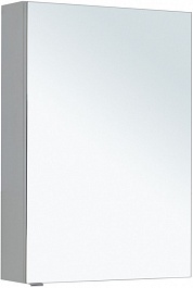 Aquanet Зеркальный шкаф Алвита New 60 серый матовый – фотография-1