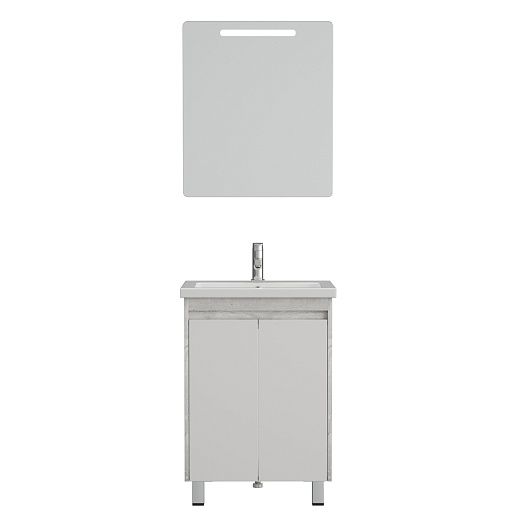 Corozo Тумба с раковиной напольная Остин 60, пайн белый – фотография-4