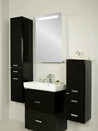 Акватон Мебель для ванной "Америна 60 Н" R черная – фотография-3