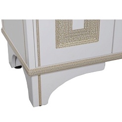 Aquanet Тумба с раковиной Валенса 110 белый краколет/золото (182654) – фотография-5