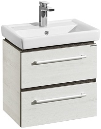 Акватон Тумба под раковину Ронда Pro 55 подвесная дуб сомерсет – фотография-1