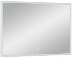 Continent Зеркало Frame White Led 900x700 – фотография-4