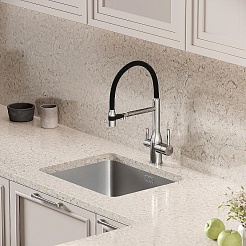 Sancos Смеситель для кухни Garda SC4009BN брашированный никель – фотография-6