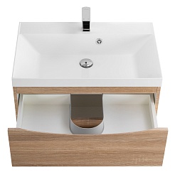 BelBagno Тумба под раковину Marino 70 подвесная Rovere Bianco – фотография-5