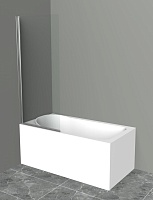 BelBagno Шторка на ванну 90/150 UNO-V-1-90/150-C-Cr