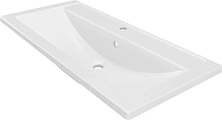 Бриклаер Тумба с раковиной Берлин 100 оникс серый с ручкой дуб золотой – фотография-12