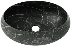 Teymi Раковина накладная Laina 48.5 T51304 черный мрамор – фотография-2