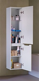 Jorno Шкаф пенал Statik 33/150 подвесной белый – фотография-2