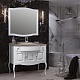 Opadiris Мебель для ванной Лаура 100 белая, мраморная столешница – фотография-15