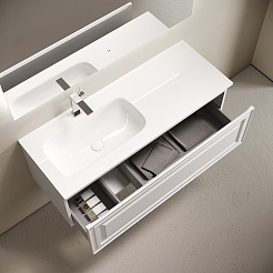 Sancos Тумба с раковиной Very 120 L bianco раковина Grace 121 L CN7020 – фотография-2