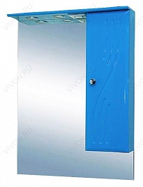 Misty Мебель для ванной Мисти 50 R голубая – фотография-2