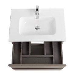 BelBagno Тумба с раковиной Kraft 60 подвесная Бежевый матовый – фотография-9