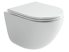 Ceramicanova Подвесной унитаз Vogue Торнадо CN4008T безободковый белый