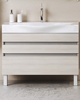 Aqwella Тумба с раковиной Бергамо 80 акация