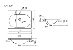 Sancos Мебель для ванной Code 60 серая платина – фотография-8