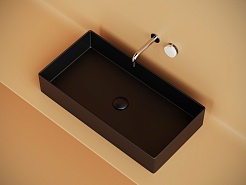 Ceramicanova Мебельная раковина Element 70 CN6071MB чёрный матовый – фотография-3