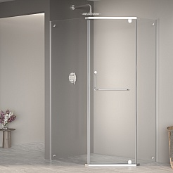 RGW Душевой уголок Passage PA-091 120x100 профиль хром стекло прозрачное – фотография-2