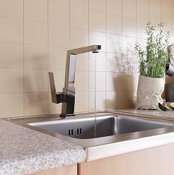 Mixline Смеситель для кухни 25k ML20-032 "Quadro" хром – фотография-2