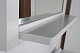 ASB-Woodline Зеркало для ванной "Флоренция 105" патина, серебро, массив ясеня – фотография-13