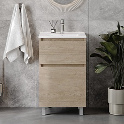 Teymi Тумба под раковину Laina 50 дуб светлый – фотография-6