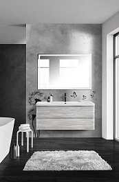 BelBagno Тумба под раковину Albano 120 подвесная Rovere Vintage Bianco – фотография-7