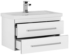 Aquanet Мебель для ванной "Сиена 70" белая подвесная (196507) – фотография-4