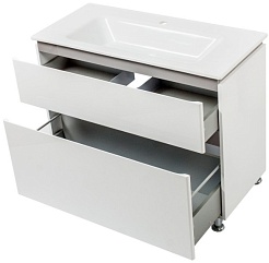 Ceruttispa Тумба с раковиной Романья grey 100 – фотография-2