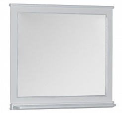 Aquanet Зеркало Валенса 110 белый краколет/серебро (180149) – фотография-6