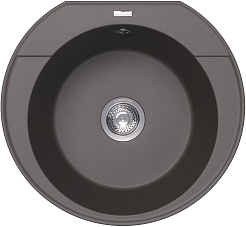 Florentina Мойка кухонная Эльба 555 серый шелк – фотография-1