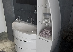 De Aqua Мебель для ванной Эскалада 100 R, зеркало Экстра EXT G 100 P – фотография-10