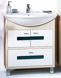 Бриклаер Тумба для умывальника Бали 75 светлая лиственница – фотография-1