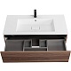 Cezares Тумба под раковину Slider 100 подвесная дымчатый орех – картинка-14