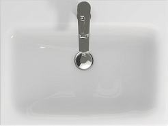 Misty Мебель для ванной Лира 60 R белая – фотография-5