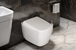 Ceruttispa Унитаз подвесной Romina Aria Tornado CT10613 белый – фотография-4