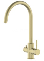 Oliveeka Смеситель для кухни KS OL-458022-BG золотой матовый