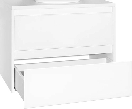 Style Line Тумба с раковиной Монако 70 Plus осина бел/бел лакобель – картинка-3