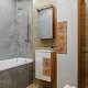 Бриклаер Мебель для ванной Форест 40 подвесная белый/дуб золотой – картинка-20