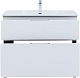 Aquanet Тумба с раковиной Алвита New 100 Flat белая матовая – картинка-33