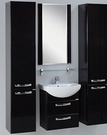 Акватон Мебель для ванной "Ария 50" М черная – фотография-1