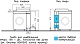 СанТа Мебель для ванной под стиральную машину Марс 80 L белая/светлое дерево – картинка-33