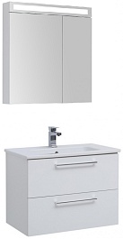 Dreja Тумба с раковиной GIO 80 белый глянец – фотография-2