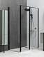 Allen Brau Душевой уголок Priority 100x90 3.31006.BBA/3.31018.BBA чёрный браш – фотография-10