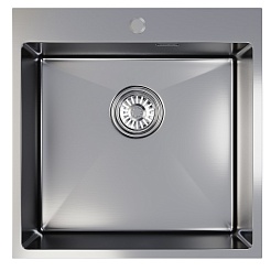 Mixline Мойка настольный монтаж 50/50 (2,0) выпуск 3 1/2 сатин – фотография-2