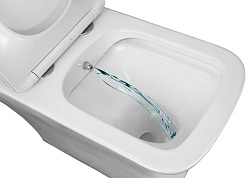 Azario Унитаз-моноблок Lodi AZ-8617B безободковый с функцией биде с бачком с сиденьем микролифт белый – фотография-10