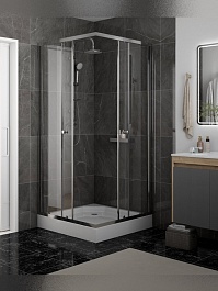 Teymi Душевой уголок Helmi 90х90 с поддоном T00603 – фотография-4