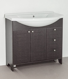 Style Line Тумба для умывальника Кантри 90 венге – фотография-1