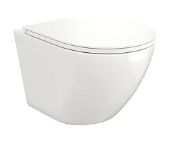 Teymi Унитаз подвесной Lina S T40102 с инсталляцией Aina 1220067 с кнопкой Aina T70012CH – фотография-7