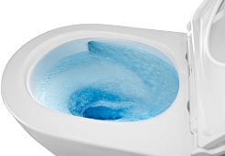 Azario Унитаз подвесной Gloria AZ-2003T безободковый белый – фотография-13