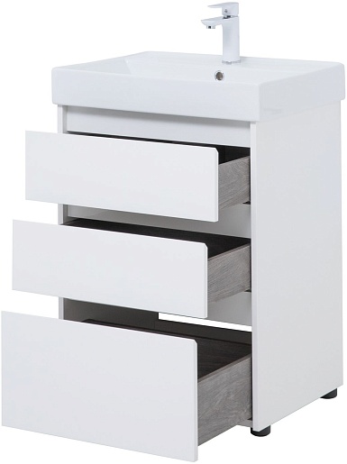 Aquanet Мебель для ванной Nova Lite 60 белая глянцевая – картинка-9